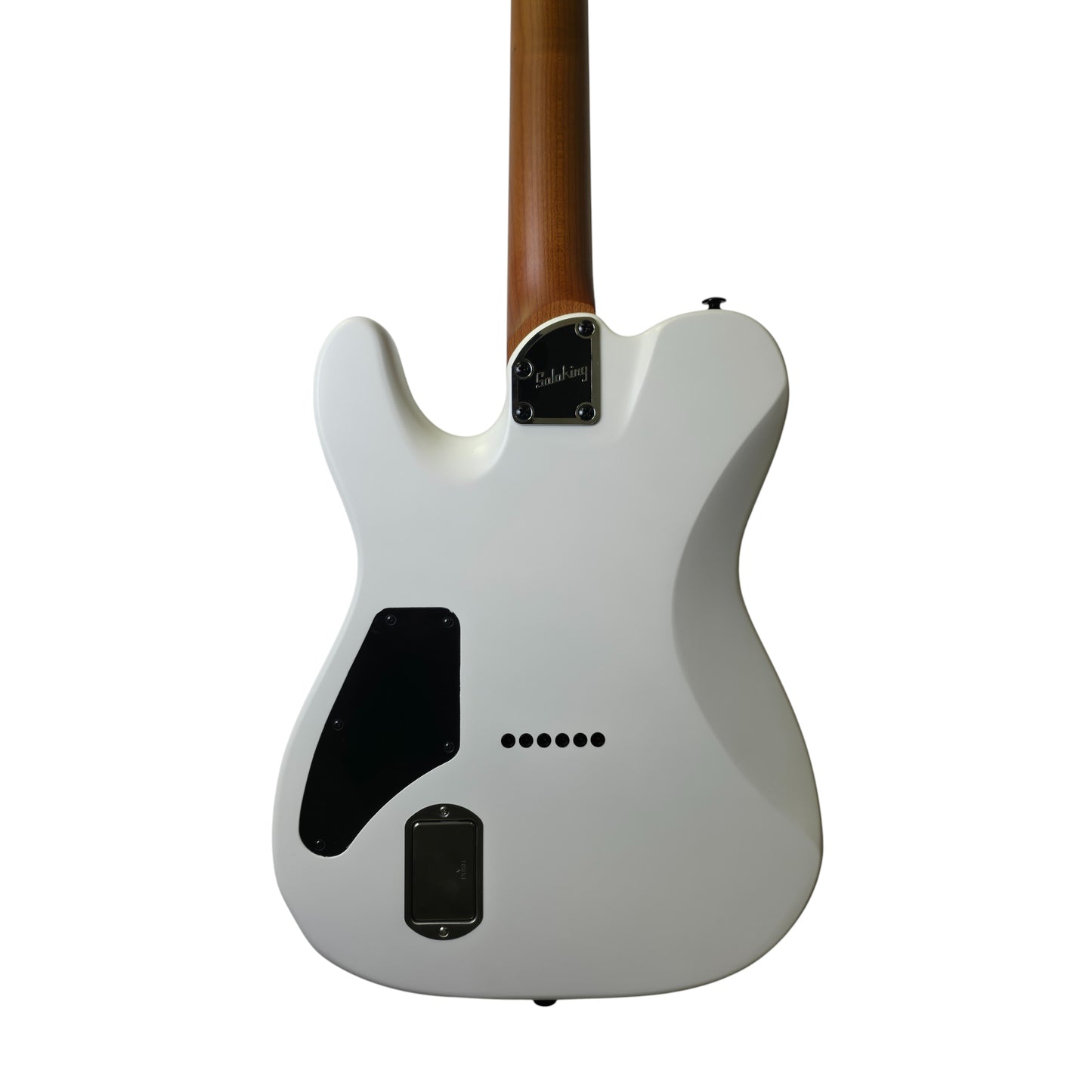 Electric Guitar Soloking MT-1 Deluxe HH 24 In Satin White Matte Nafiri Special Run Jescar