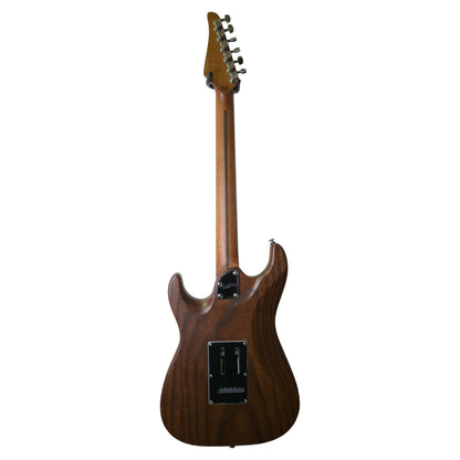 Electric Guitar Soloking MS-1 Classic Ash Mod In Torched Black With Roasted Flame Neck
