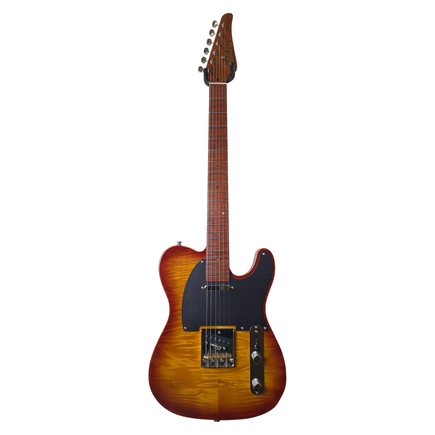 Electric Guitar Soloking MT-1 Fm Artisan With Roasted Flame Neck In Honeyburst Nafiri Special Run Jescar