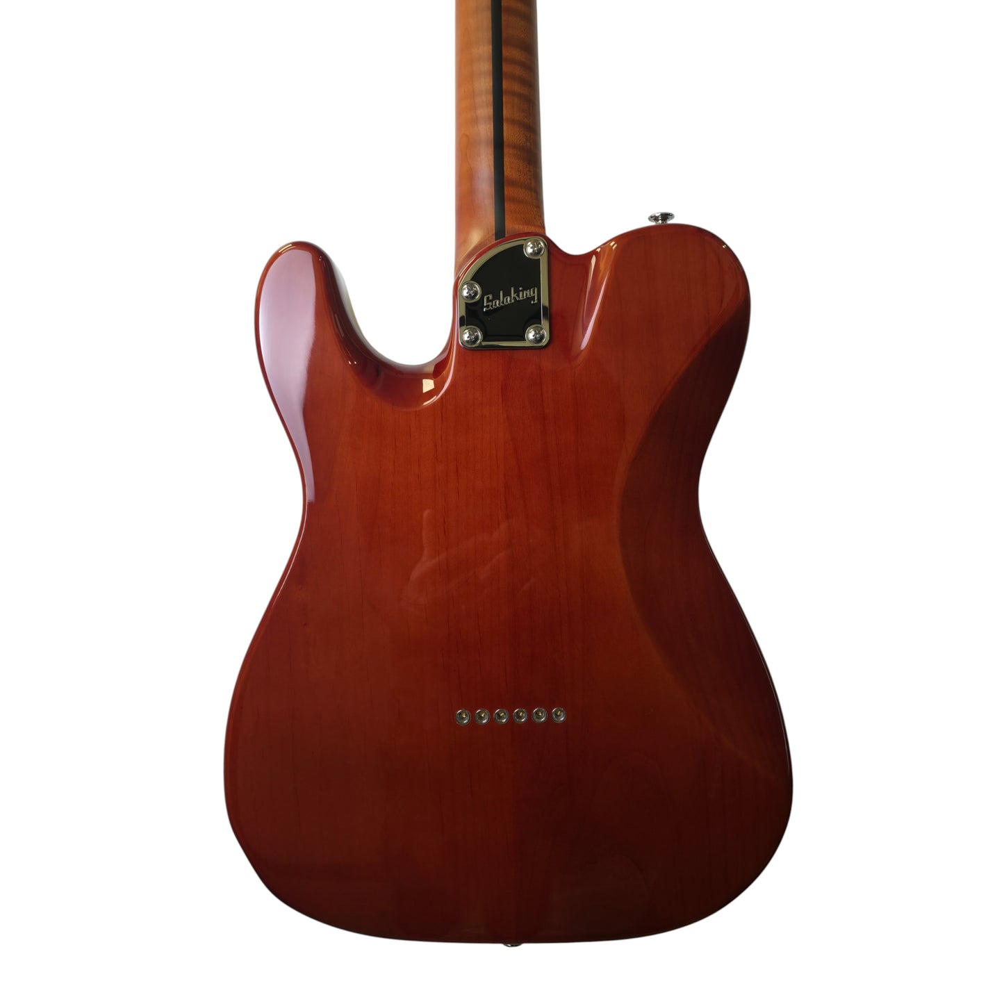 Electric Guitar Soloking MT-1 Fm Artisan With Roasted Flame Neck In Honeyburst Nafiri Special Run Jescar