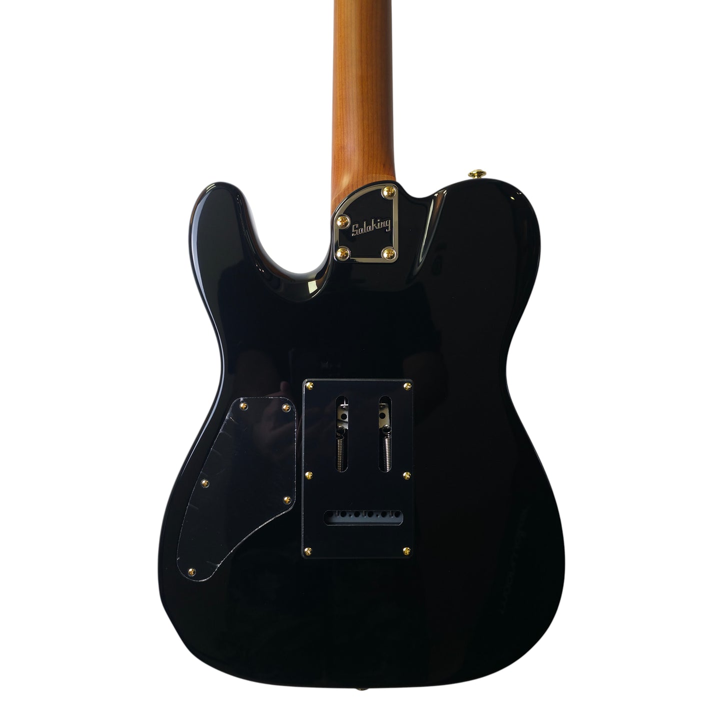 Electric Guitar Soloking MT-1 Modern HH MKII In Black Beauty With Roasted Neck And Gold Hardware