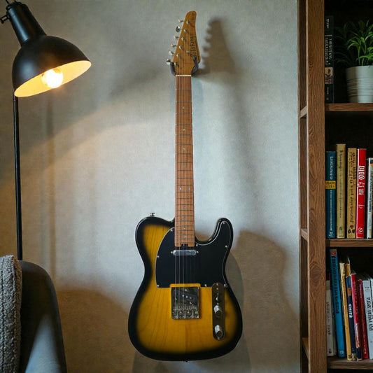 Electric Guitar Soloking MT-1 Ash Fm With Roasted Flame Maple Neck In 2 Color Sunburst Nafiri Special Run