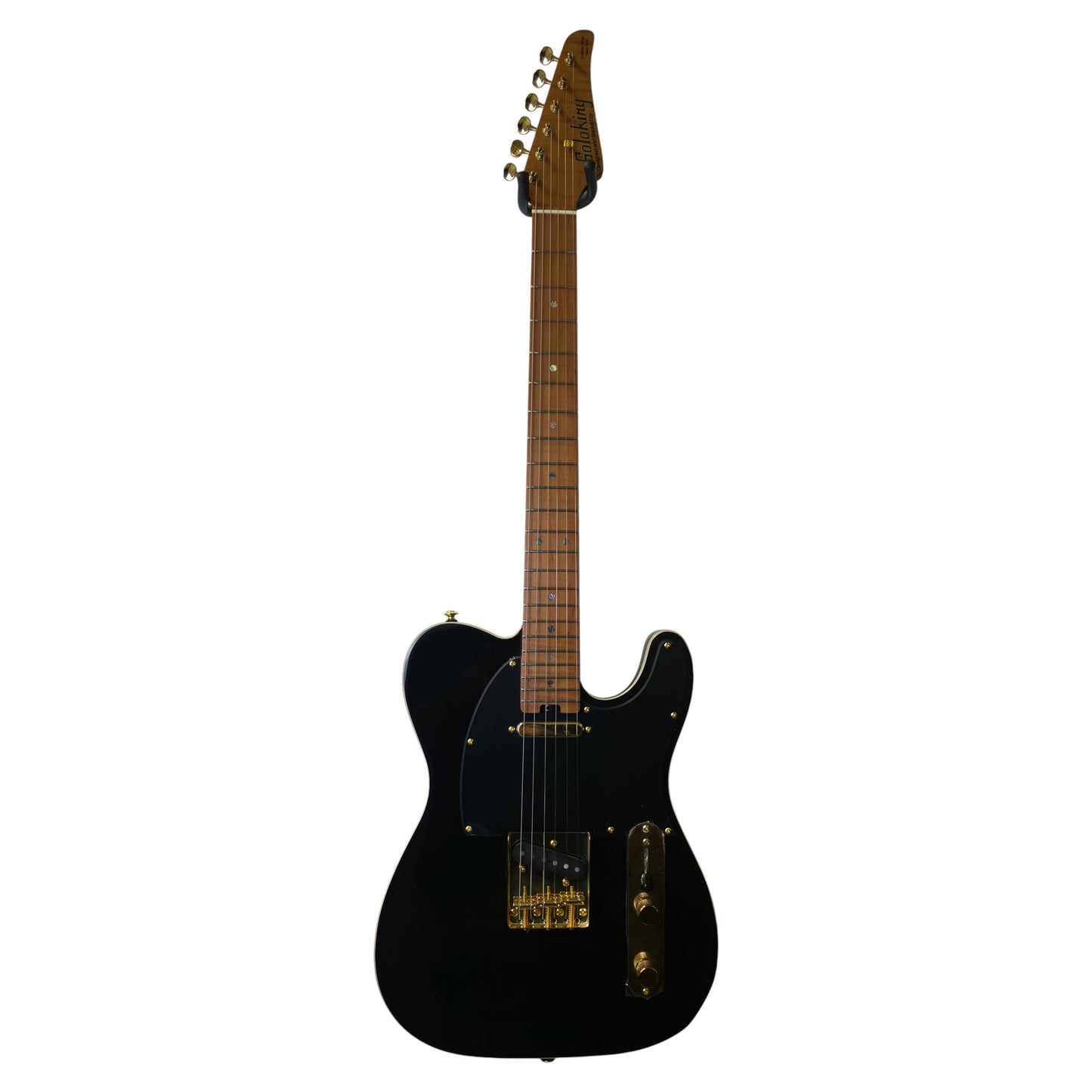 Electric Guitar Soloking MT-1G Fm With Roasted Flame Neck In Black Beauty Nafiri Music Special Run
