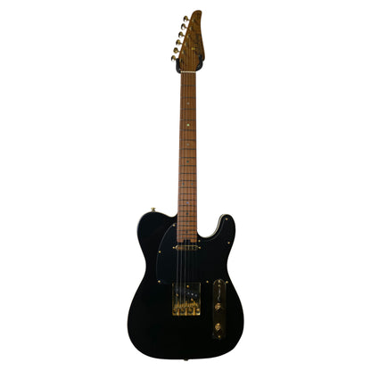 Electric Guitar Soloking MT-1G Fm MKII With Roasted Flame Maple Neck In Black Beauty Nafiri Special Run