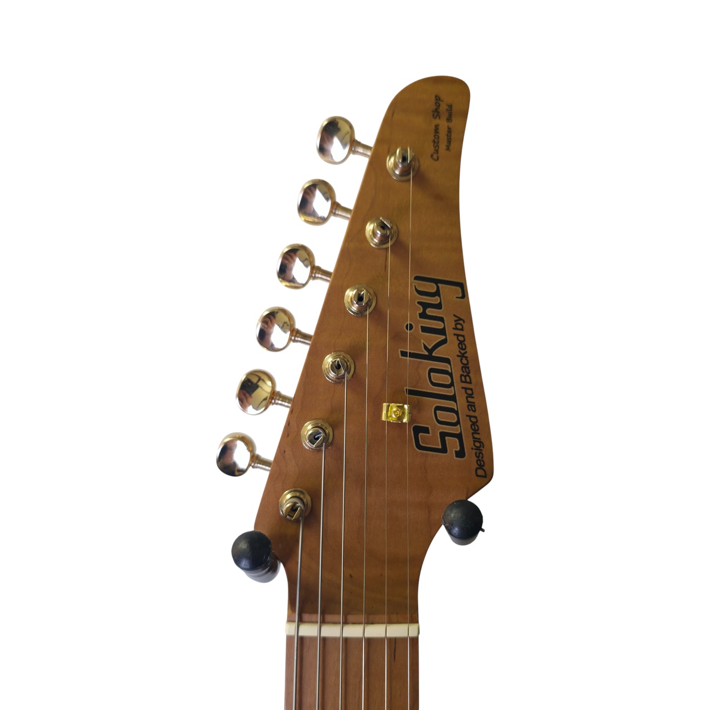 Electric Guitar Soloking MT-1G Fm MKII With Roasted Flame Maple Neck In Black Beauty Nafiri Special Run