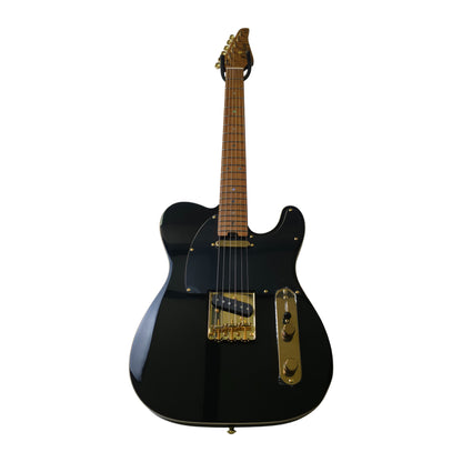 Electric Guitar Soloking MT-1G Fm With Roasted Flame Neck In Black Beauty Nafiri Music Special Run