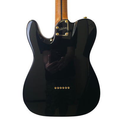 Electric Guitar Soloking MT-1G Fm With Roasted Flame Neck In Black Beauty Nafiri Music Special Run