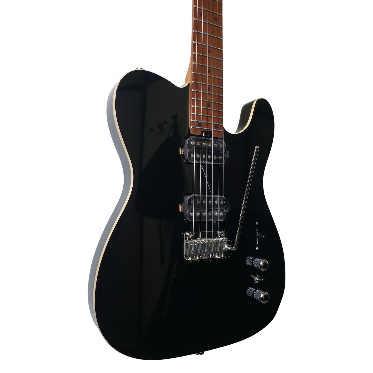 Electric Guitar Soloking MT-1 Modern HH 24 Pro In Black With 9 Sound Switch
