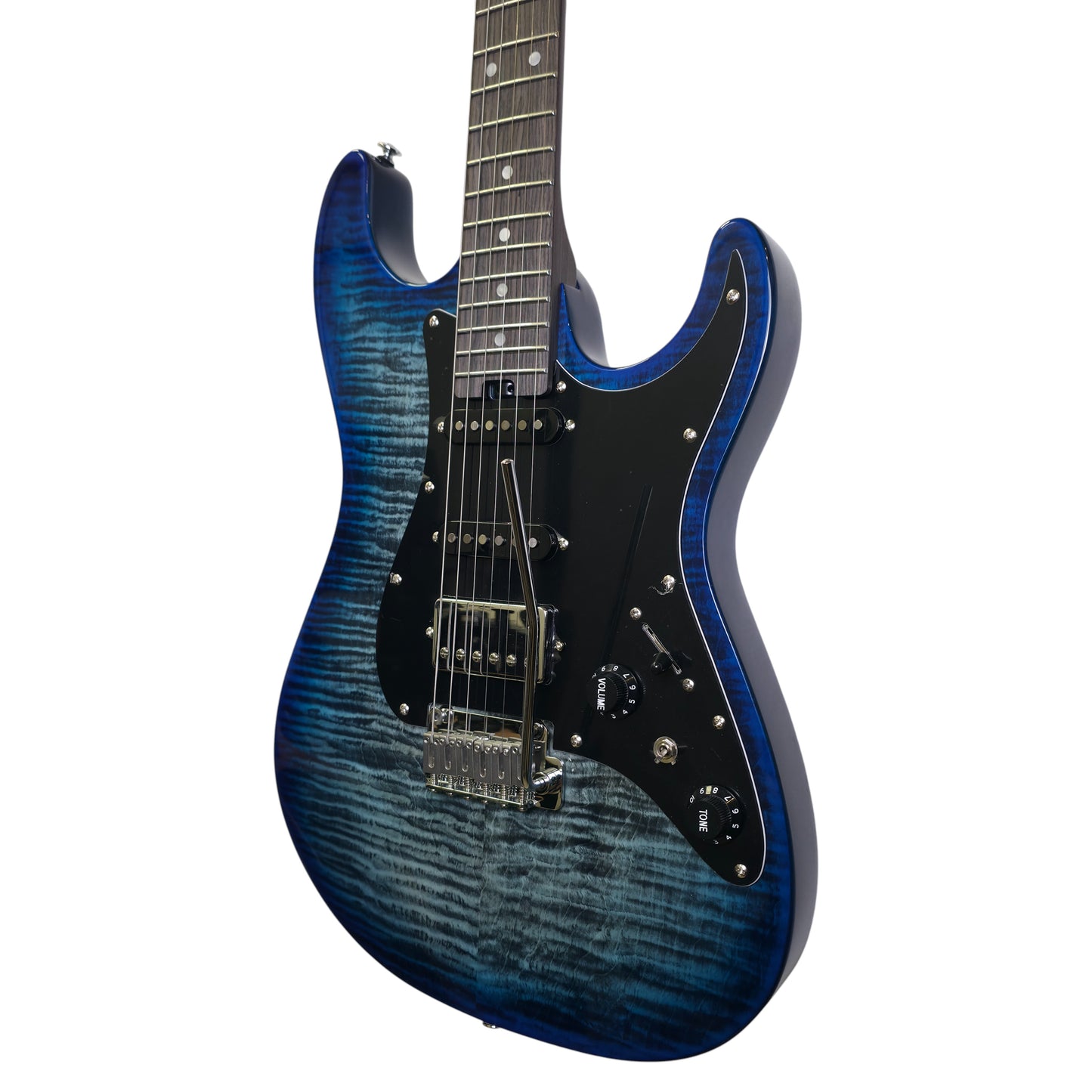 Electric Guitar Soloking MS-1 Classic MKII IN Denim Burst With 5A Flame Top Nafiri Special Run Jescar