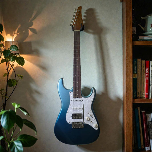 Electric Guitar Soloking MS-11 Classic MKII With Rosewood Fb In Lake Placid Blue