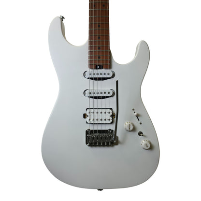 Electric Guitar Soloking MS-1 Custom 22 HSS Flat Top In Satin White Matte