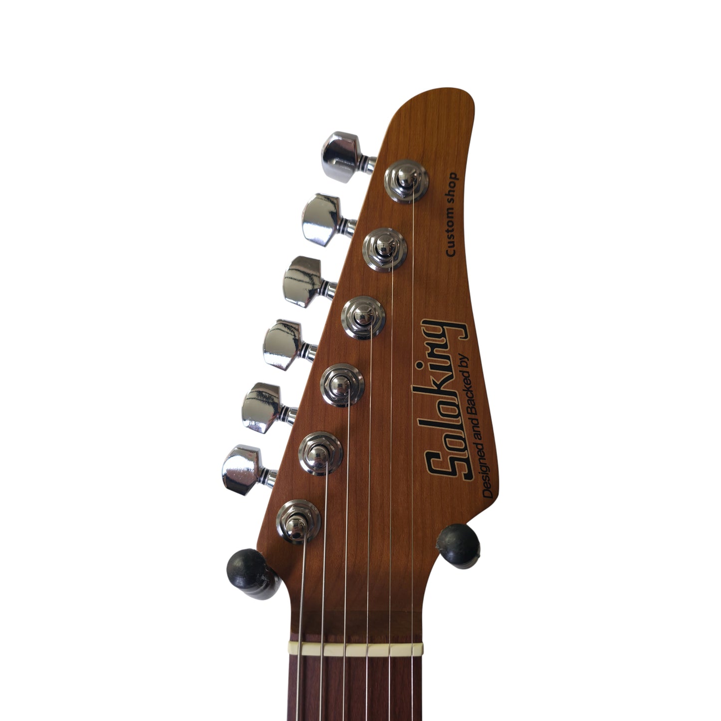 Electric Guitar Soloking MS-1 Custom 22 HSS Flat Top In Satin White Matte