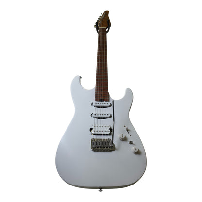 Electric Guitar Soloking MS-1 Custom 22 HSS Flat Top In Satin White Matte