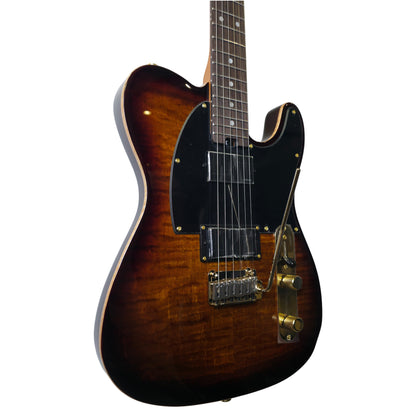 Electric Guitar Soloking MT-1 Fm 22 Deluxe HH Mod Fishman Fluence In Shaded Edgeburst