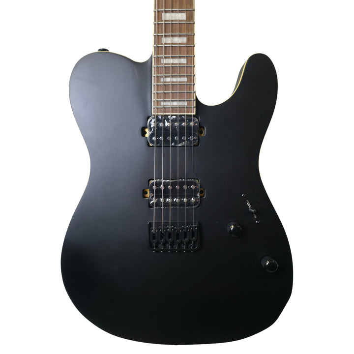Electric Guitar Soloking MT-1 Deluxe HH 24 Neck Thru In Satin Black Matte Nafiri Special Run