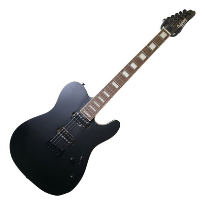 Electric Guitar Soloking MT-1 Deluxe HH 24 Neck Thru In Satin Black Matte Nafiri Special Run