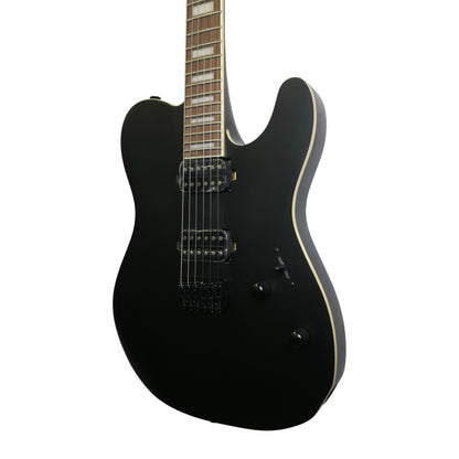 Electric Guitar Soloking MT-1 Deluxe HH 24 Neck Thru In Satin Black Matte Nafiri Special Run