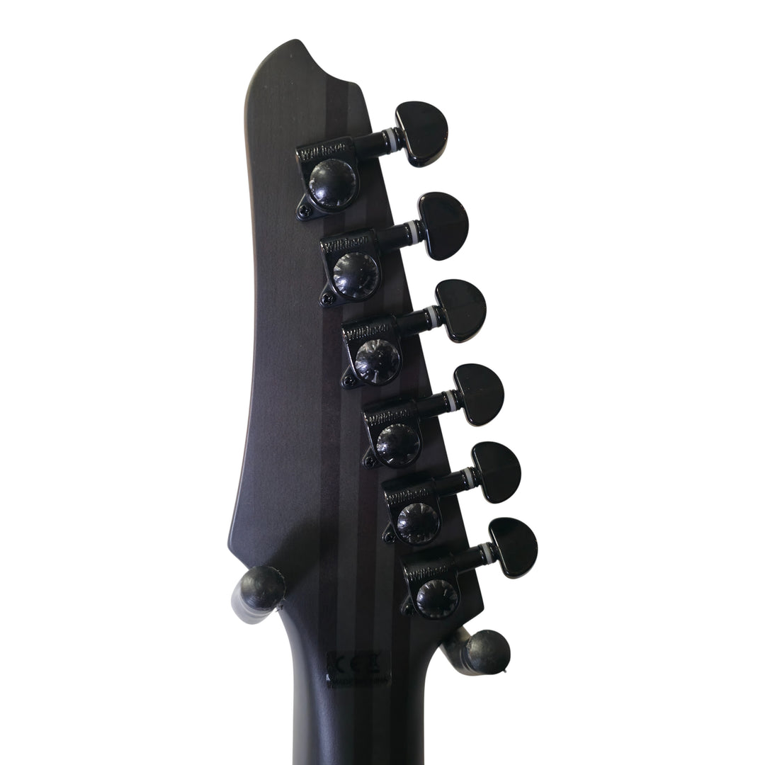 Electric Guitar Soloking MT-1 Deluxe HH 24 Neck Thru In Satin Black Matte Nafiri Special Run