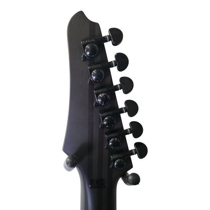 Electric Guitar Soloking MT-1 Deluxe HH 24 Neck Thru In Satin Black Matte Nafiri Special Run
