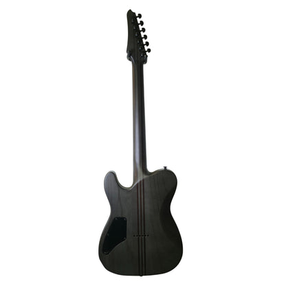 Electric Guitar Soloking MT-1 Deluxe HH 24 Neck Thru In Satin Black Matte Nafiri Special Run