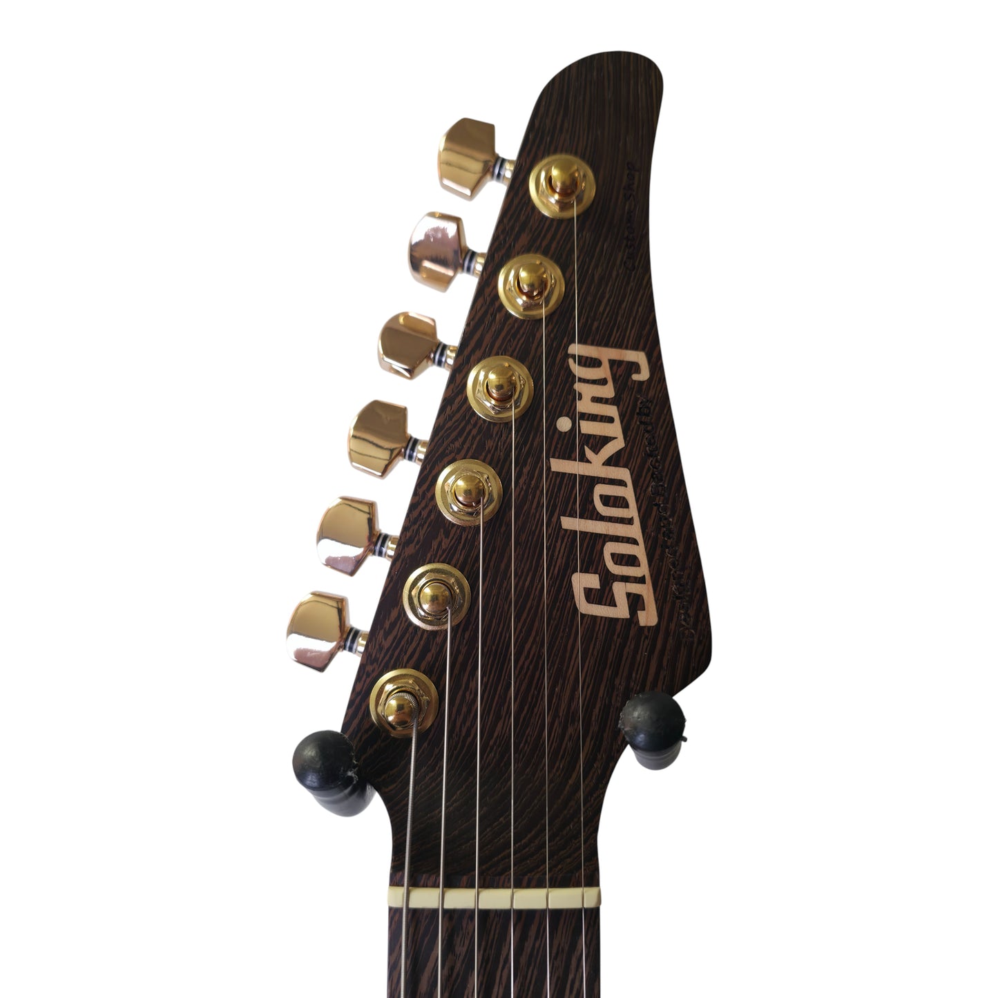 Electric Guitar Soloking MS-1 Classic Flat Top In Vintage White With One Piece Wenge Neck