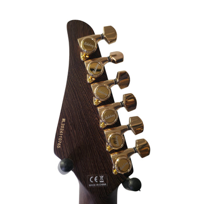 Electric Guitar Soloking MS-1 Classic Flat Top In Vintage White With One Piece Wenge Neck
