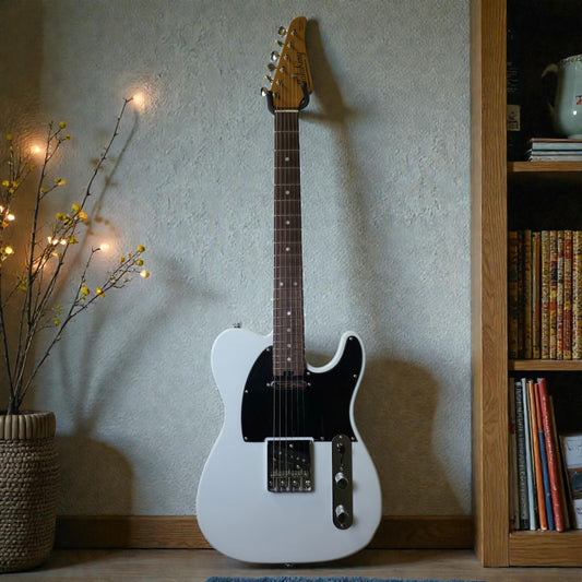 Electric Guitar Soloking MT-1 Vintage MKII With Roasted Maple Neck And Rosewood Fb In Olympic White