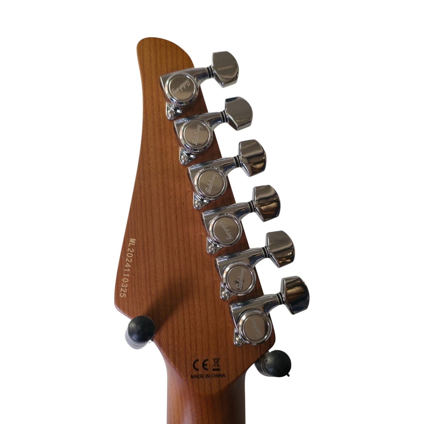 Electric Guitar Soloking MS-1 Custom 24 HSS Flat Top In Fire Wakesurf With Rosewood Fb Jescar