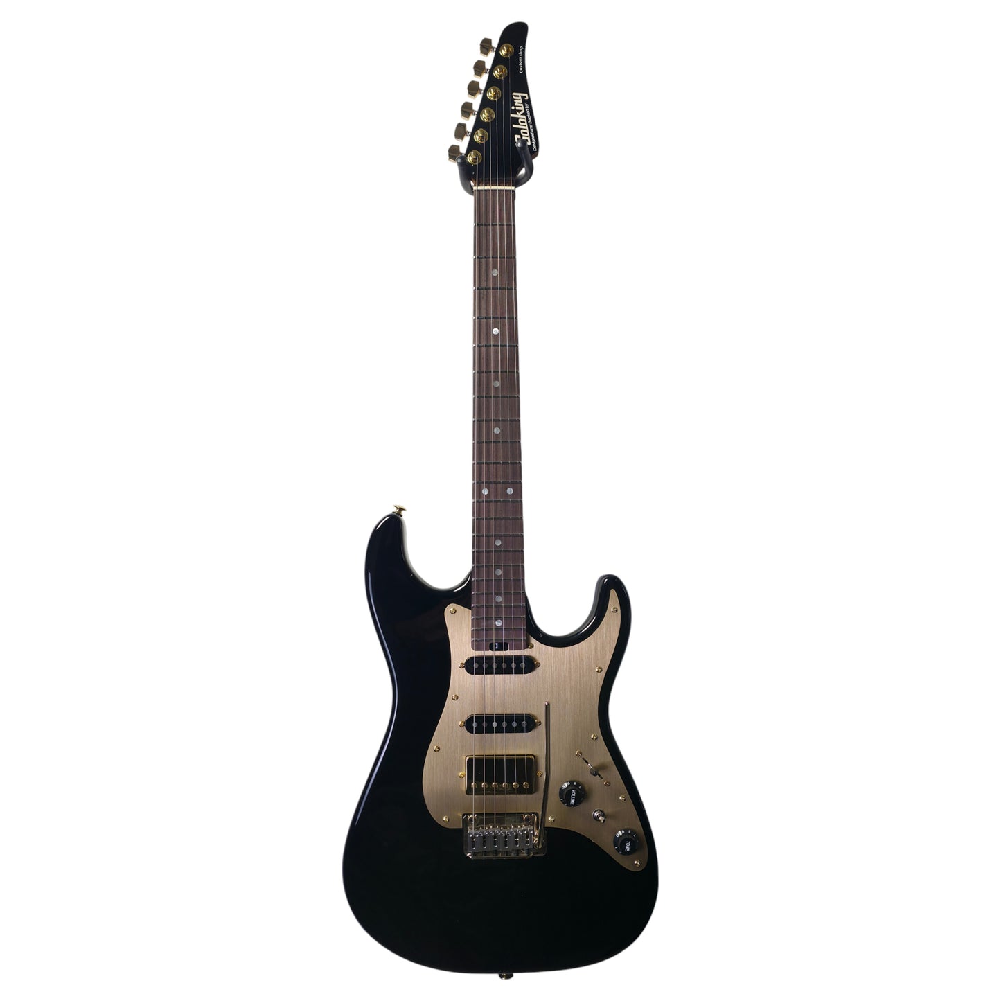 Electric Guitar Soloking MS-1 Classic MKII in Black Beauty Anodized Gold Pickguard