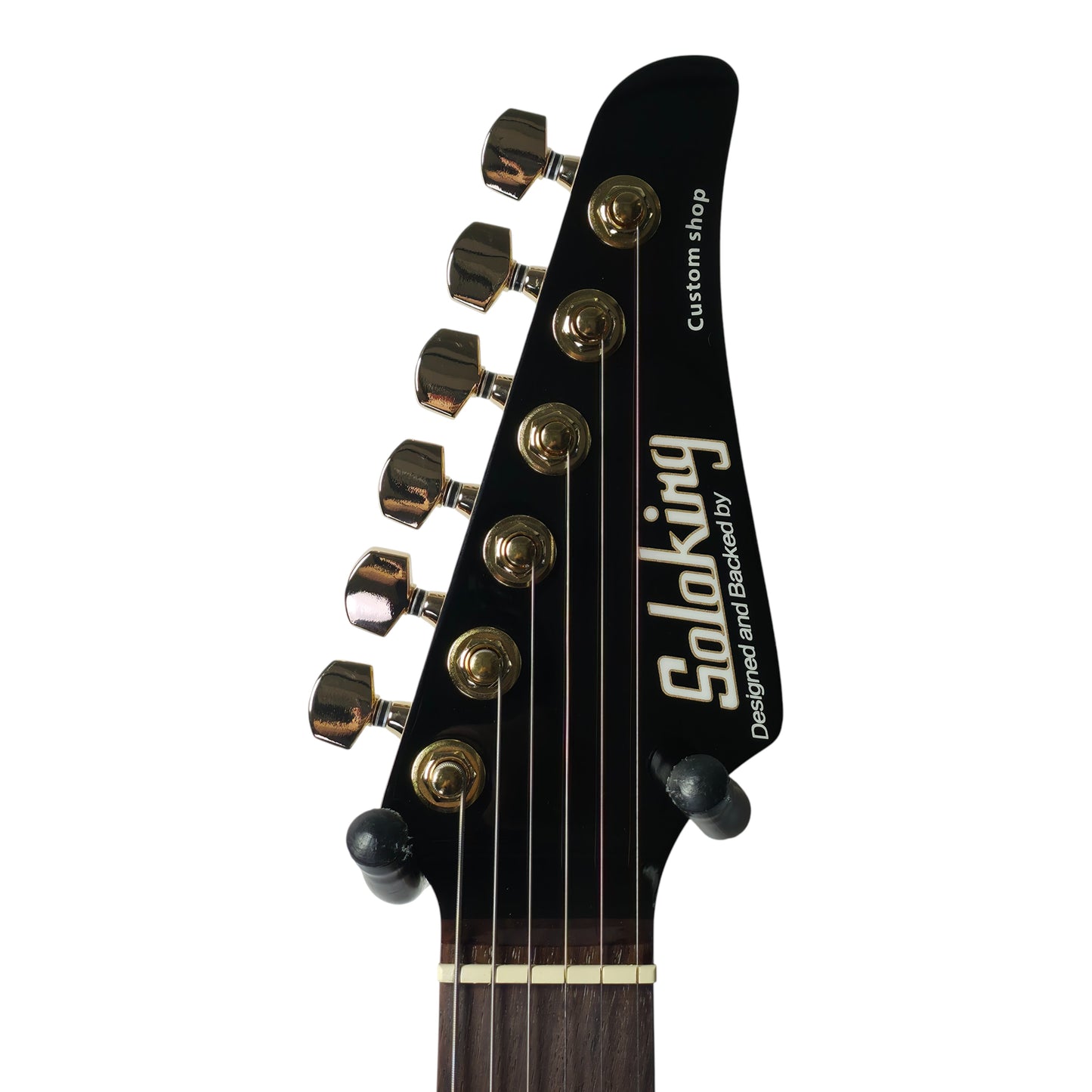 Electric Guitar Soloking MS-1 Classic MKII in Black Beauty Anodized Gold Pickguard