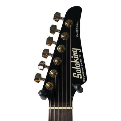 Electric Guitar Soloking MS-1 Classic MKII in Black Beauty Anodized Gold Pickguard