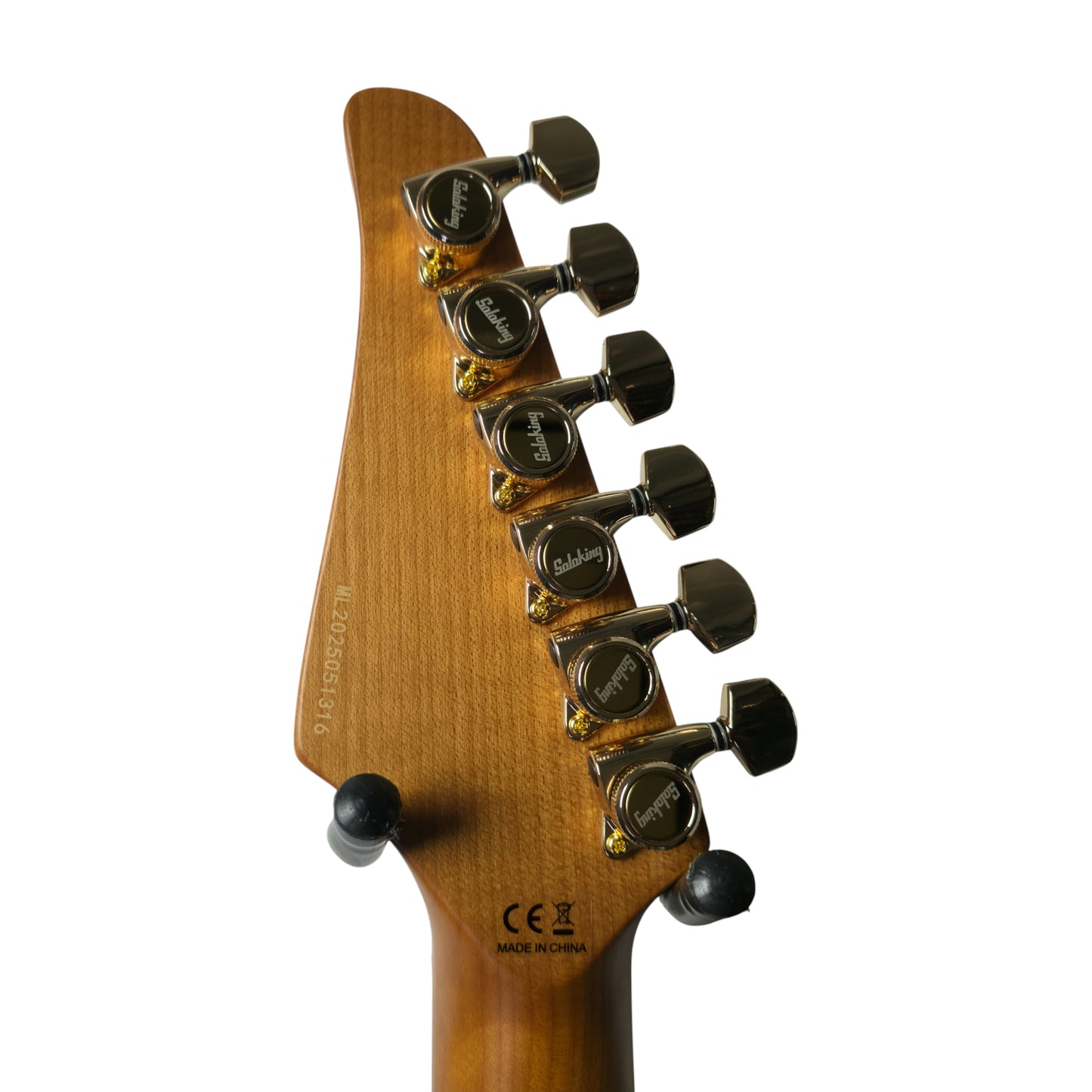 Electric Guitar Soloking MS-1 Classic MKII in Black Beauty Anodized Gold Pickguard