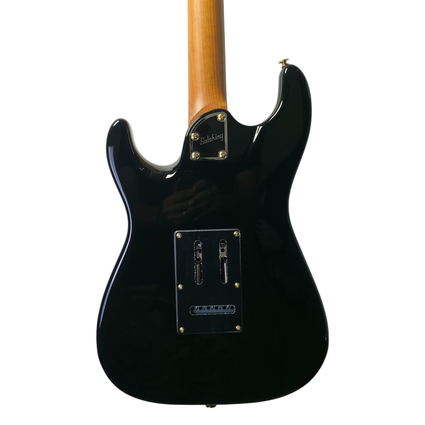 Electric Guitar Soloking MS-1 Classic MKII in Black Beauty Anodized Gold Pickguard