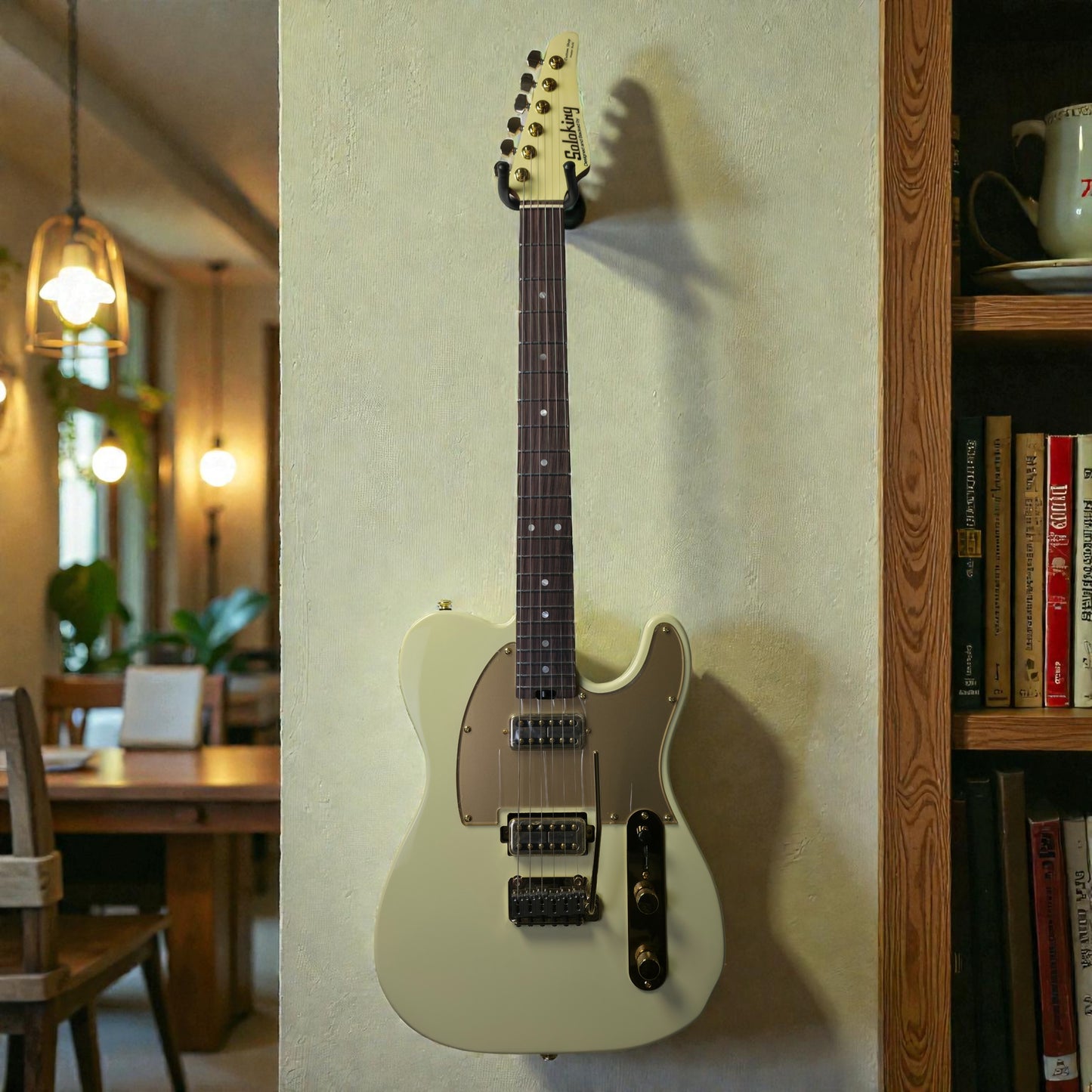 Electric Guitar Soloking MT-1G Gold Foil in Vintage White with Gold Hardware Nafiri Special Run JESCAR