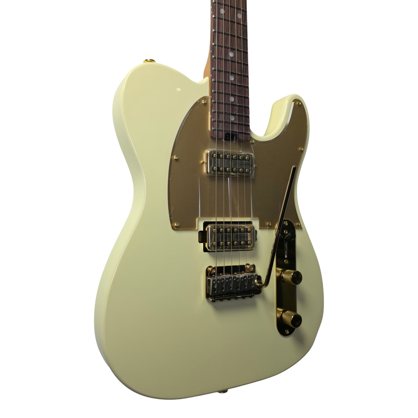 Electric Guitar Soloking MT-1G Gold Foil in Vintage White with Gold Hardware Nafiri Special Run JESCAR