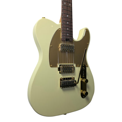 Electric Guitar Soloking MT-1G Gold Foil in Vintage White with Gold Hardware Nafiri Special Run JESCAR
