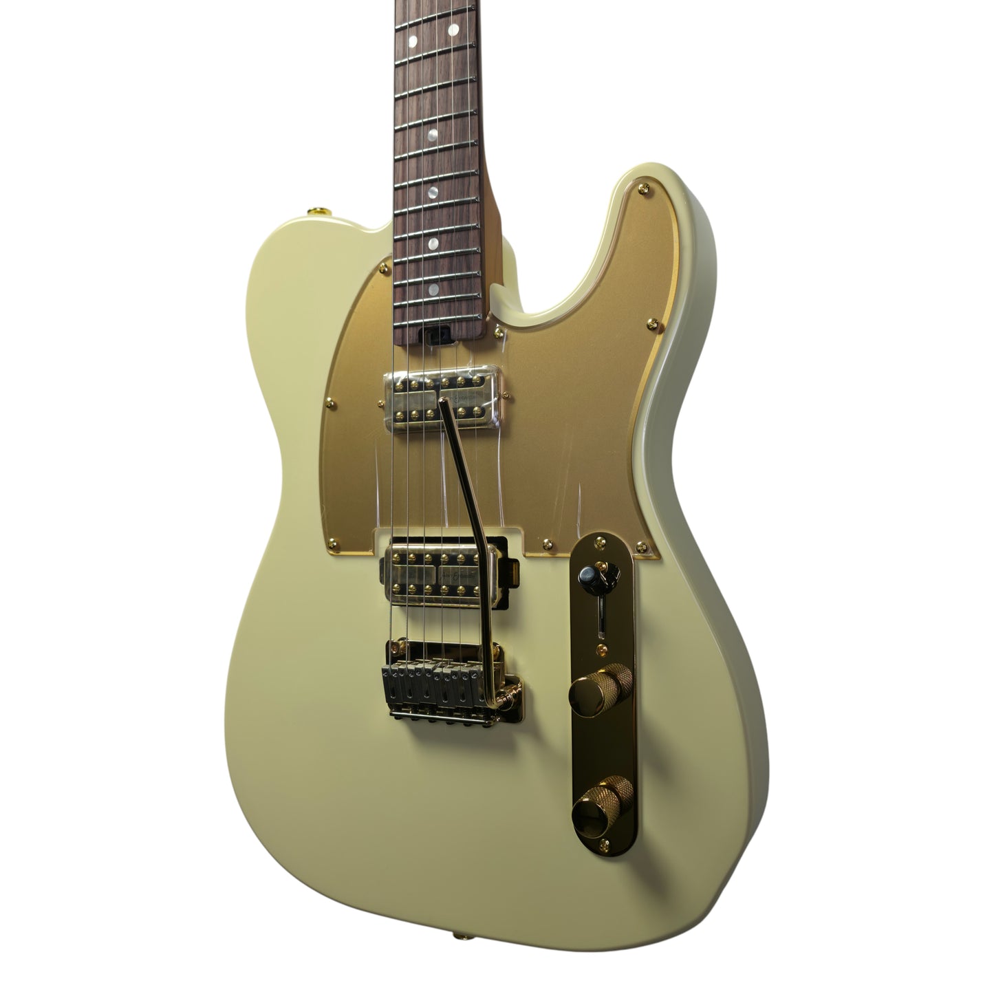 Electric Guitar Soloking MT-1G Gold Foil in Vintage White with Gold Hardware Nafiri Special Run JESCAR