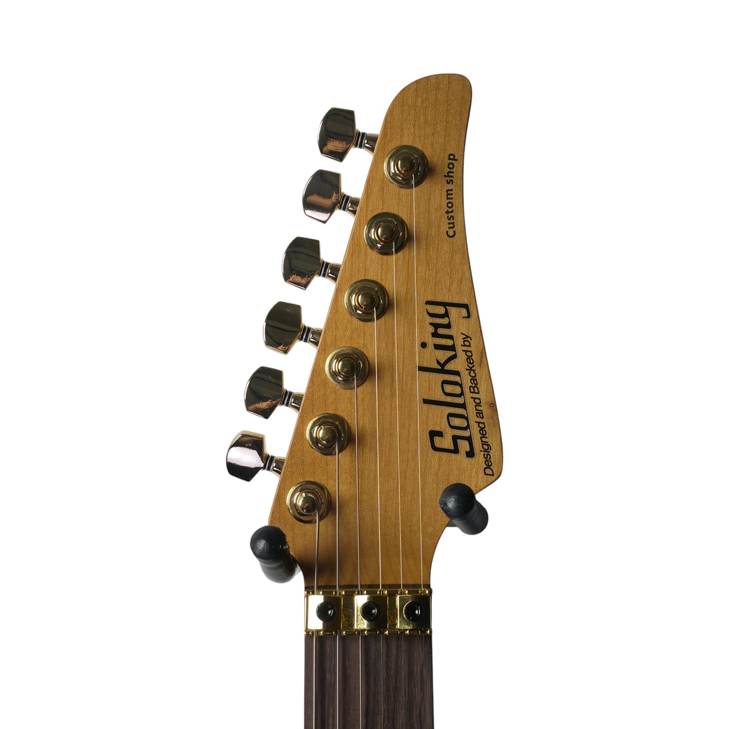 Electric Guitar Soloking MS-1 Custom 24 HH FR Flat Top in Miami Blue Nafiri Special Run