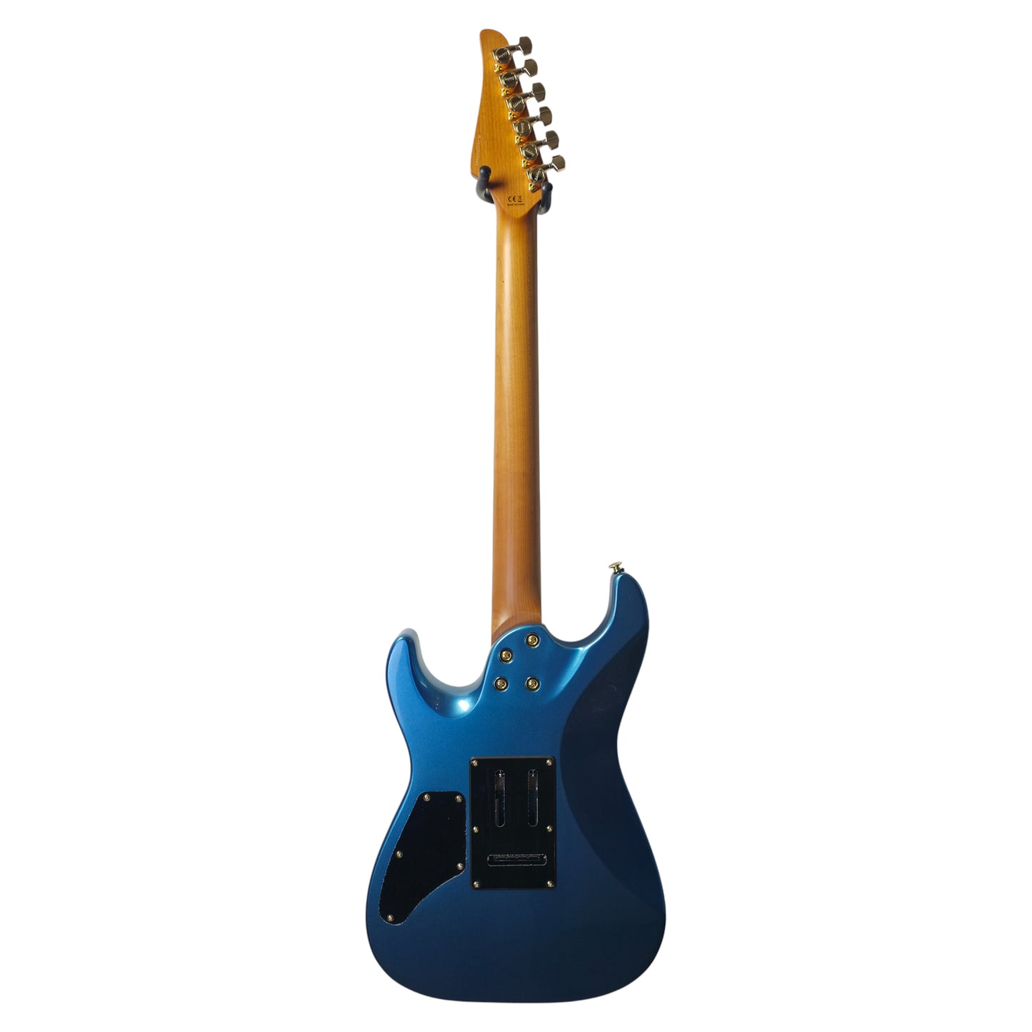 Electric Guitar Soloking MS-1 Custom 24 HH FR Flat Top in Miami Blue Nafiri Special Run