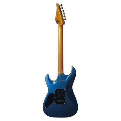 Electric Guitar Soloking MS-1 Custom 24 HH FR Flat Top in Miami Blue Nafiri Special Run