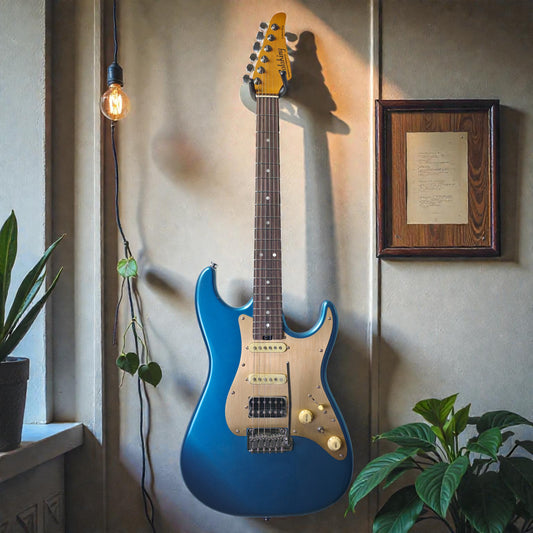 Electric Guitar Soloking MS-11 Classic MKII in Lake Placid Blue Nafiri Special Run