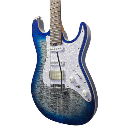 Electric Guitar Soloking MS-1 Classic MKII Flat Top in Iridium Blue Burst