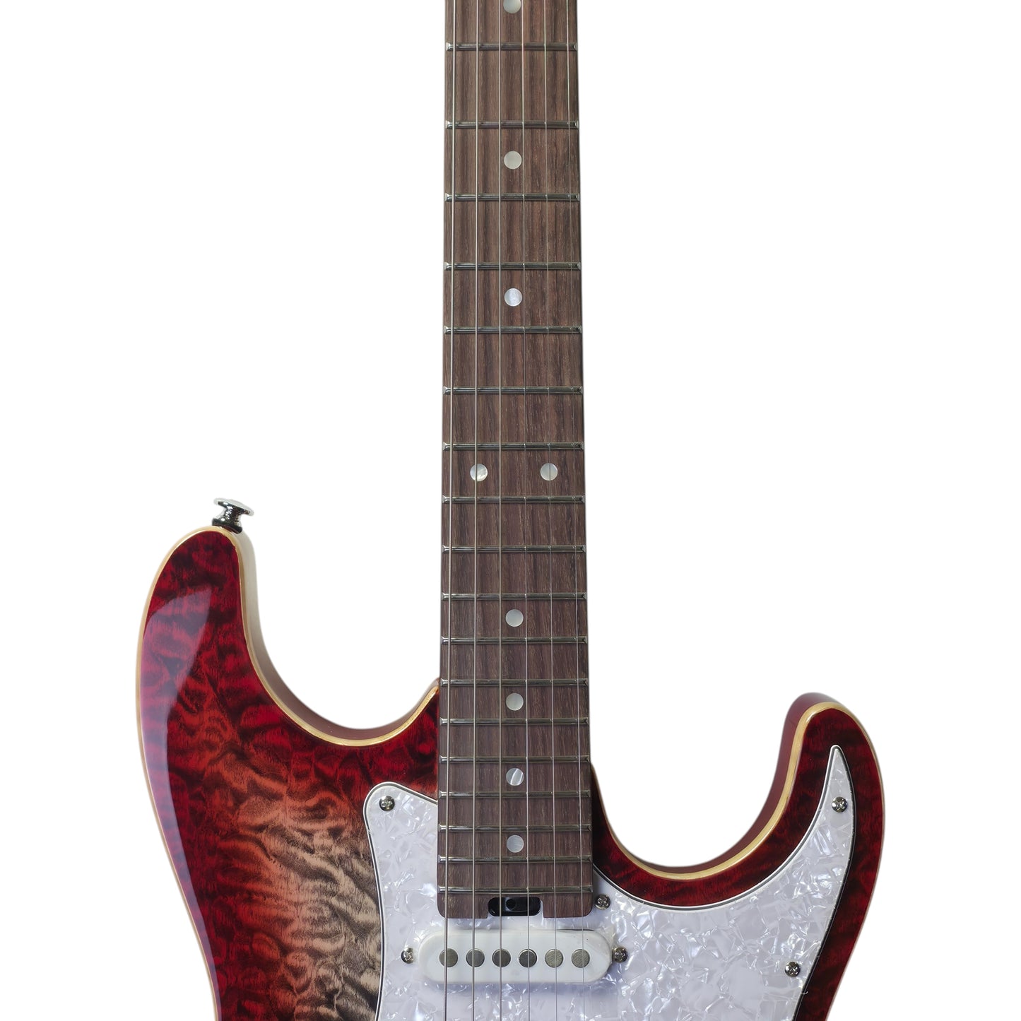 Electric Guitar Soloking MS-1 Classic MKII Flat Top in Sapphire Red Burst