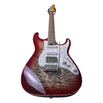 Electric Guitar Soloking MS-1 Classic MKII Flat Top in Sapphire Red Burst