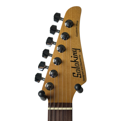 Electric Guitar Soloking MS-11 Classic MKII in Transparent Red with Rosewood FB and 5A Flame Top Nafiri Special Run