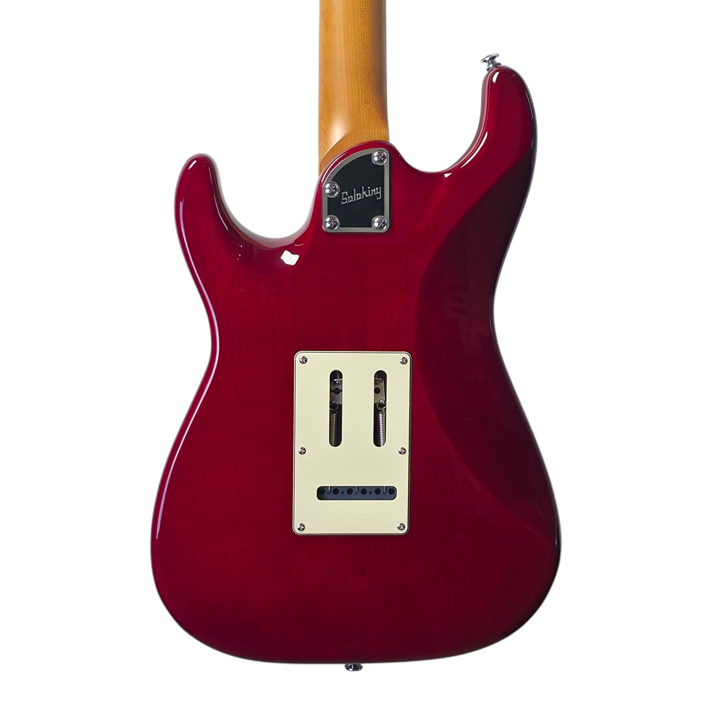 Electric Guitar Soloking MS-11 Classic MKII in Transparent Red with Rosewood FB and 5A Flame Top Nafiri Special Run