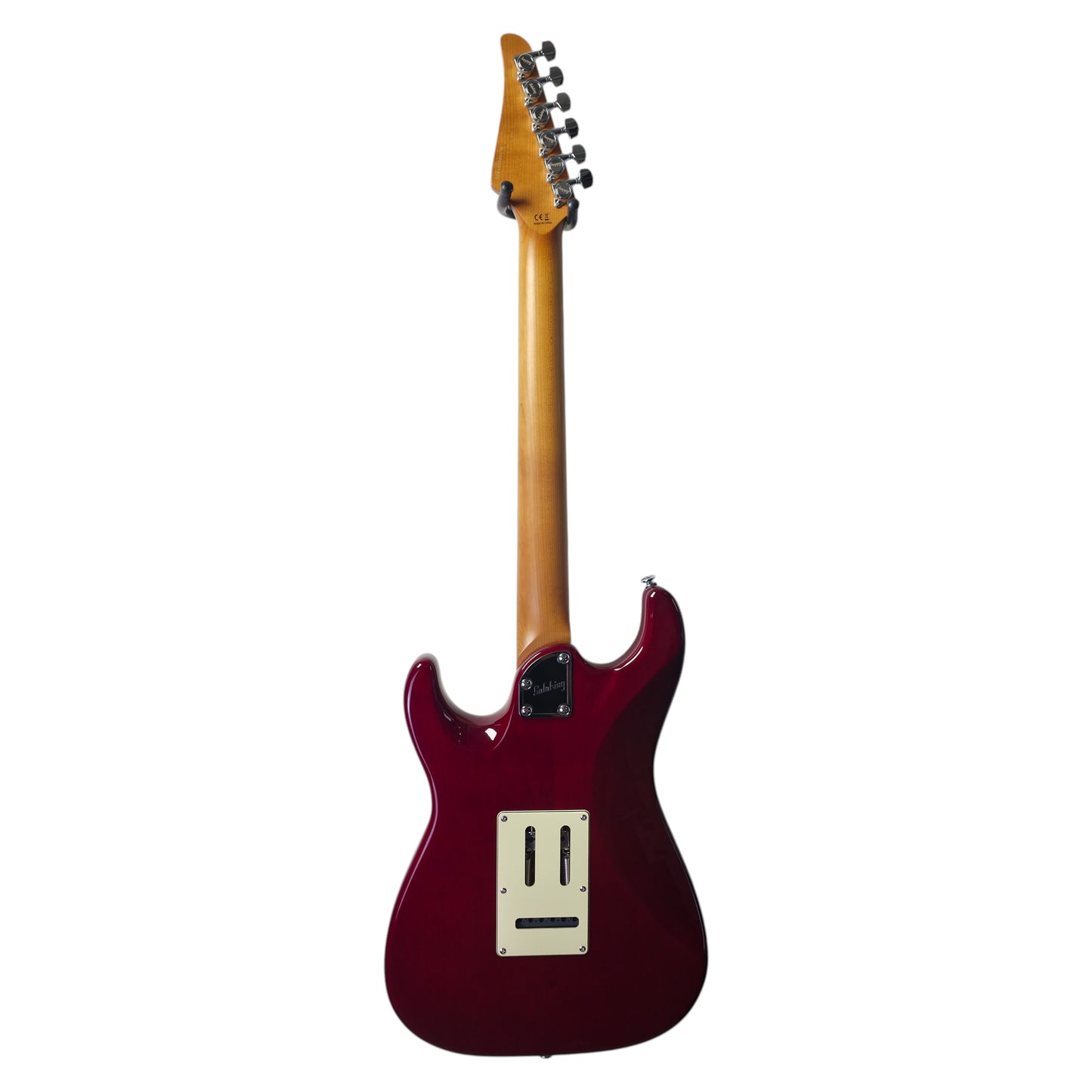 Electric Guitar Soloking MS-11 Classic MKII in Transparent Red with Rosewood FB and 5A Flame Top Nafiri Special Run