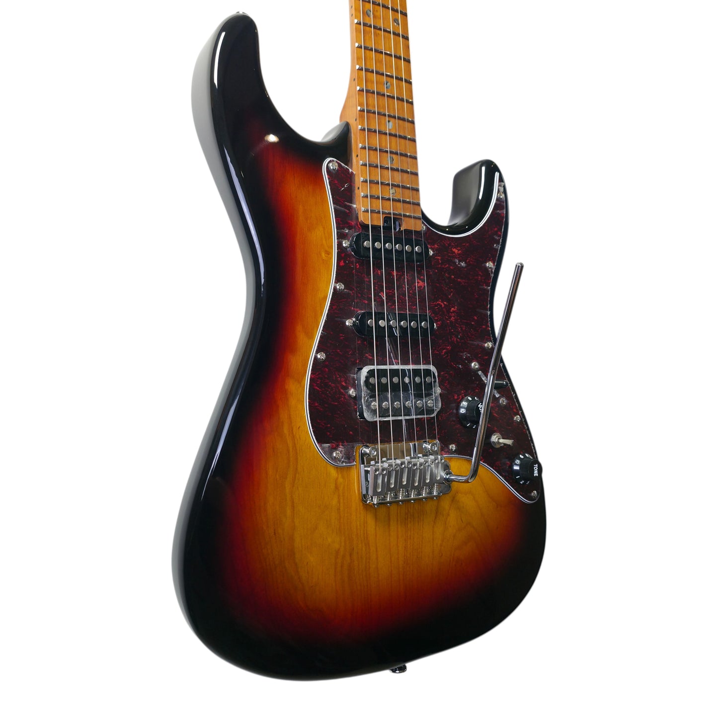 Electric Guitar Soloking MS1 CLASSIC ASH 3 COLOR SUNBURST MAPLE