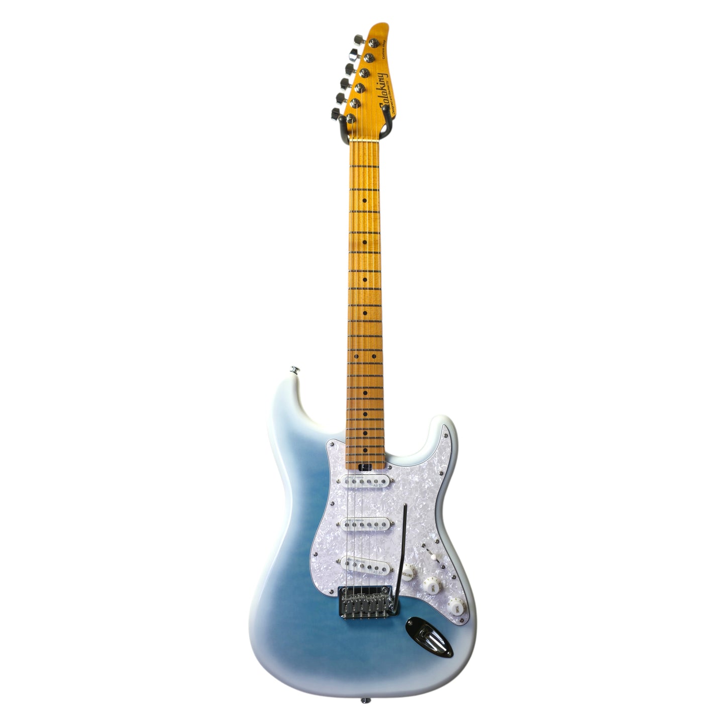 Electric Guitar Soloking MS-1 Classic SSS Quilt in Marble Blue Burst with Rosewood FB