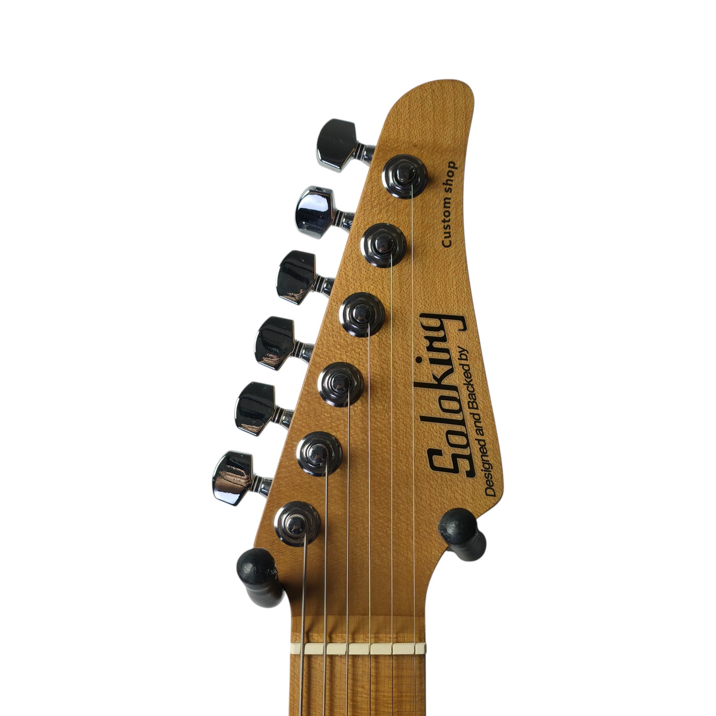 Electric Guitar Soloking MS-1 Classic SSS Quilt in Marble Blue Burst with Rosewood FB